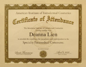 Deanna Lien's Credentials