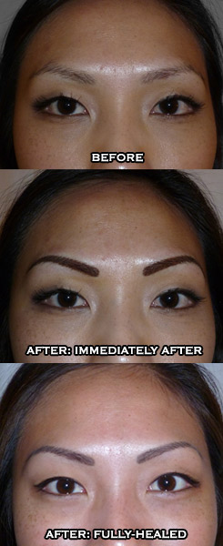 Artistry Of Permanent Makeup - Fully Healed Permanent Eyebrows San Diego